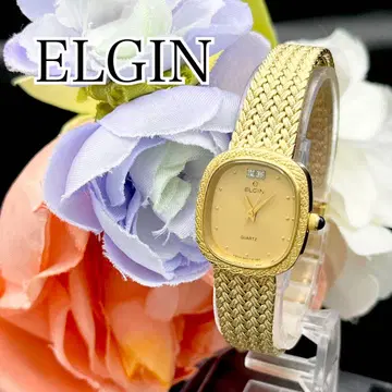 작동 손목시계 ELGIN 2P 골드 엘진 새상품 배터리 여성용 G98