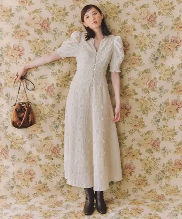 COCODEAL 백산 체크 원피스
