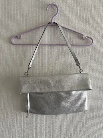 프레임워크 구매 백 클러치 실버 GIANNI CHIARINI