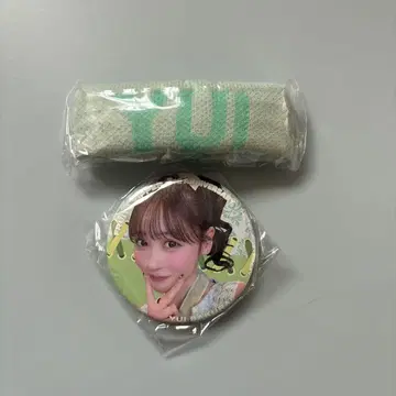 FRUITSZIPPER 사쿠라이 유이 캔 배지, 리스트 밴드