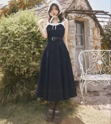 Darich 다리치 도킹 데님 미디 원피스 택 포함 새상품
