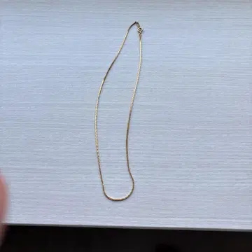 금 도금 심플 체인 목걸이 약 45cm
