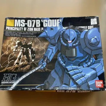 익명 배송 MS-07B GOUF 구프 건담 프라모델 건담 프라모델 반다이