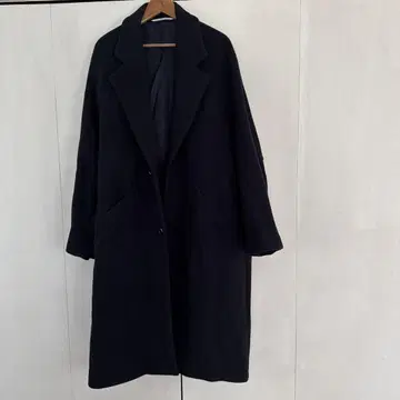 네이비 체스터 코트 Name.