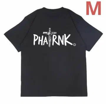 5734 완판 PHATRNK 팻랭크 그리스도 로고 티셔츠 블랙 M