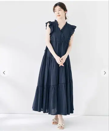Cocodeal 프릴 티어드 원피스
