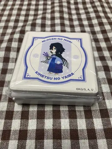 귀멸의 칼날 니지겐노모리 컬렉션 더블 흡수 코스터 이쿠로 오바나이