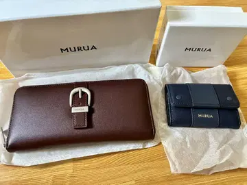 MURUA 2개 세트 장지갑 키케이스