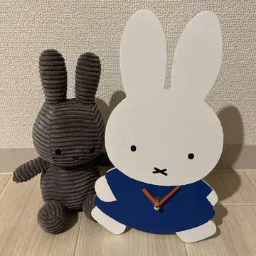 미피 봉제 인형과 시계 세트