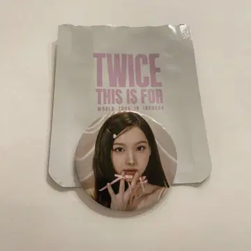 TWICE THIS IS FOR 인천 서울 콘서트 캔뱃지 나연