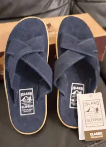 ISLAND SLIPPER 네이비 샌들
