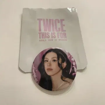 TWICE THIS IS FOR 인천 서울 콘서트 캔뱃지 채영