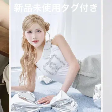 Darich 다리치 빅 리본 원숄더 상의