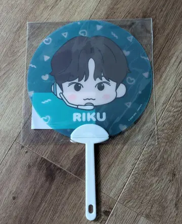 NCT WISH 리쿠 시계 부품 미니 클리어 부채 RIKU