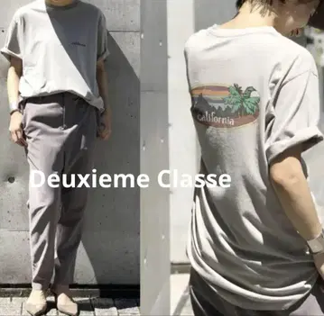 새상품급 Deuxieme Classe 백 프린트 티셔츠