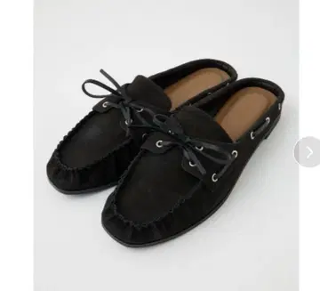 moussy MOCCASIN 슬라이드 블랙 L 사이즈