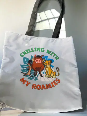 라이온 킹 심바 푼바 티몬 토트백 에코백