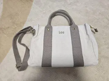 Lee 숄더백 화이트/그레이