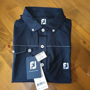 FJ 골프 셔츠 블랙 XL