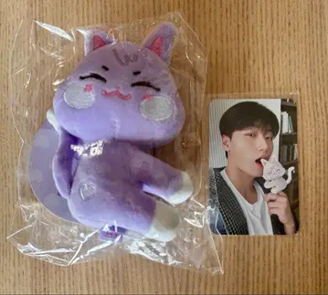 ANITEEZ ATEEZ 산 샌드기 봉제 인형 포토 카드 홀더