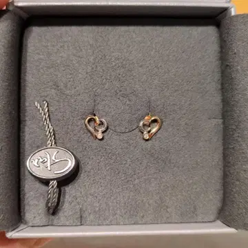 STAR JEWELRY 하트 문 귀걸이