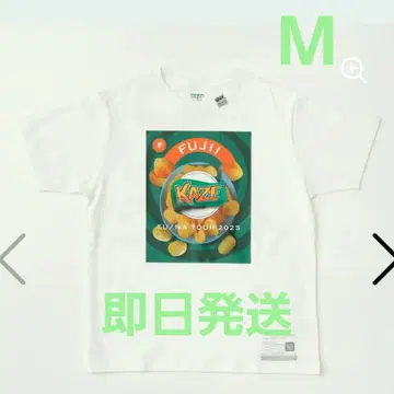 후지이 카제 씨 포테이토 칩 티셔츠 M