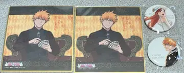 BLEACH WEB 복권 이치고 색지/원화전 이치고, 오리히메 캔뱃지
