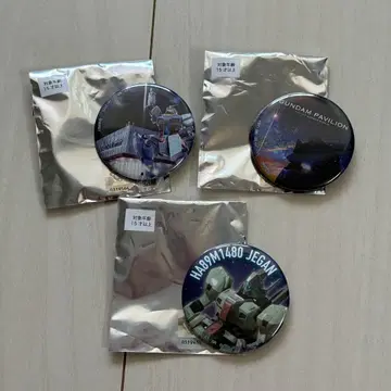 만박 건담 캔뱃지 3개 묶음 판매
