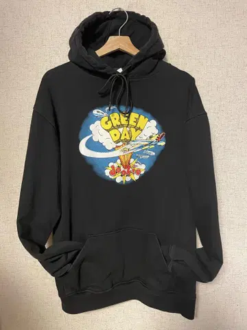 Green Day Dookie 후드티 블랙 사이즈 XL