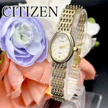 작동 손목시계 CITIZEN SYLPH 시티즌 2P 다이아 골드 H04