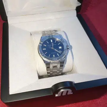 Maurice Lacroix 아이콘 39mm 오토매틱 시계 파랑 다이얼