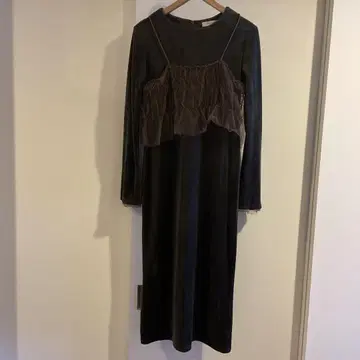 hinari 튤 뷔스티에 세트 벨로아 원피스