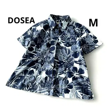 DOSEA 여성용 고급 카리유시 의류 반팔 셔츠 오키나와 알로하 셔츠