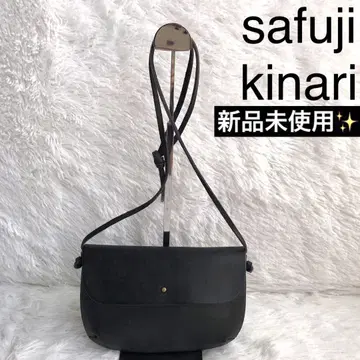 숄더백 여성용 가죽 블랙 safuji 사후지 사선 가케 천연 가죽