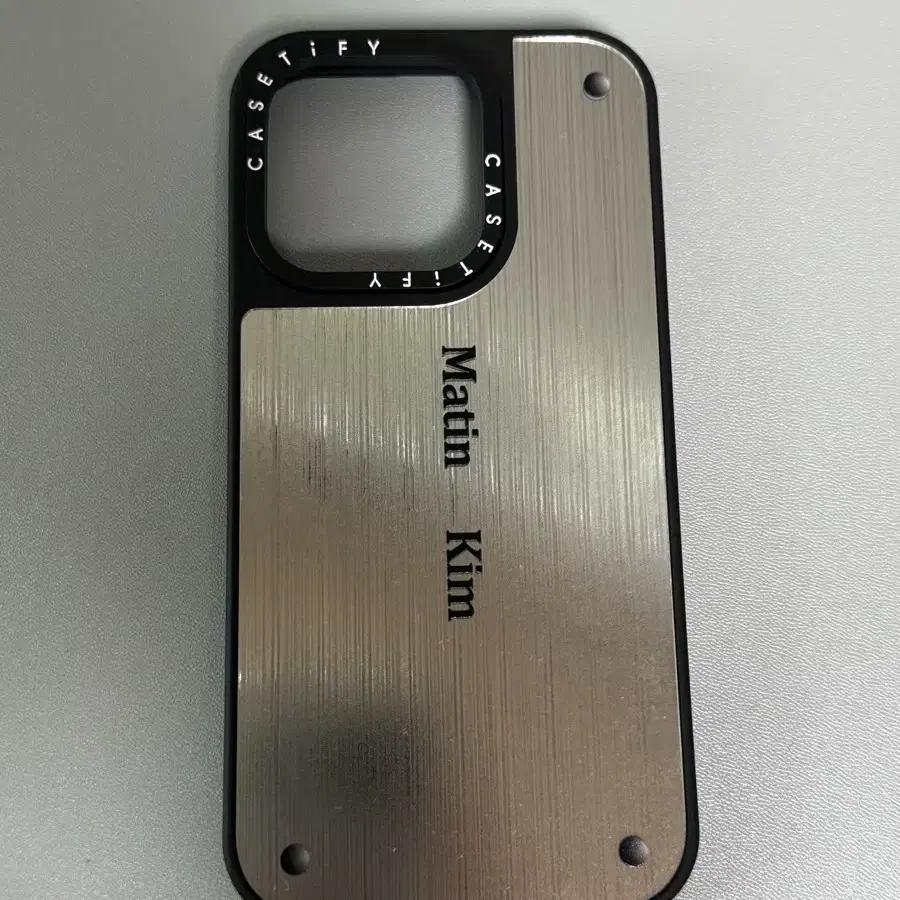 CASETiFY×Matin Kim iPhone15pro ケース CASETiFY x Matin Kim iPhone 15 Pro Letter Magsafe Mirror