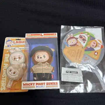 LABUBU 몬스터즈 WACKY MART 봉제 인형