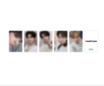 txt TOGETHER 유니버셜 특전 5장 세트