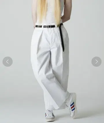 saby 디키즈 와이드 턱 팬츠 화이트 1(S) 사이즈