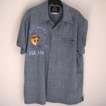 루니 툰즈 빈티지 셔츠 자수 L-XL