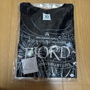 미세스 FJORD 피요르드 글리터 로고 티셔츠 블랙 크롭
