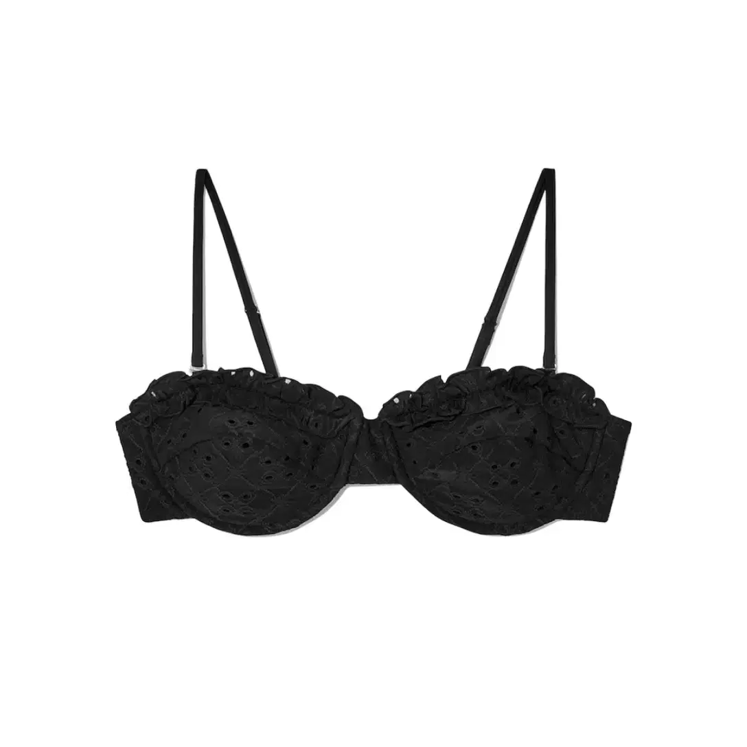 GLOWNY | 글로니 Glowny Bikini frill balconette bikini top on