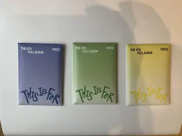 TWICE THIS IS FOR 트레이딩 카드 3개 세트