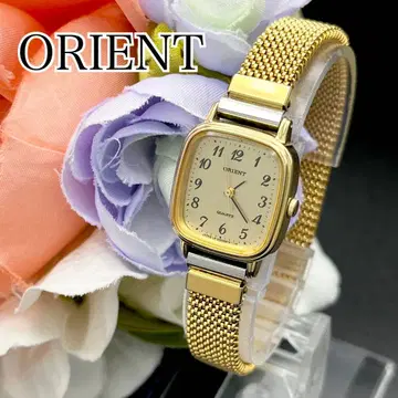 작동 손목시계 ORIENT 오리엔트 골드 새상품 배터리 여성용 H06