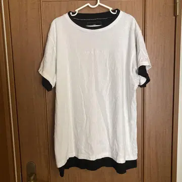 uniform experiment 티셔츠 화이트/블랙 사이즈 1