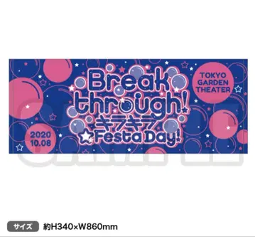 Poppin'Party 8th LIVE Breakthrough! 타월