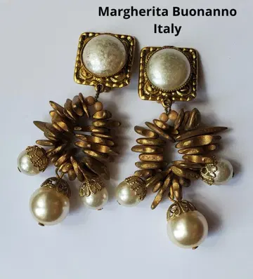 Margherita Buonanno Italy 빈티지 귀찌