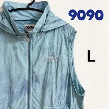 9090 타이 다이 후드 니론 베스트 라이트블루