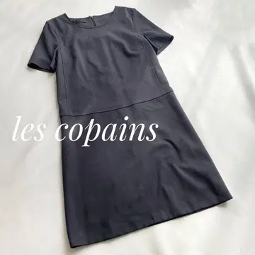 컨디션 최상 les copains 레꼬빵 원피스 차콜 그레이