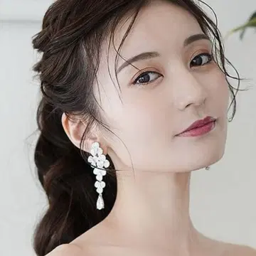 TV 드라마 사용 * 큐빅 지르코니아 웨딩 귀찌