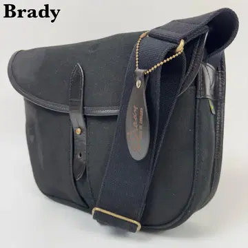 BRADY 브래디 숄더백 STOUR 블랙 가죽 캔버스
